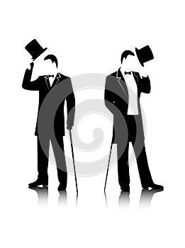 Gentleman silhouette