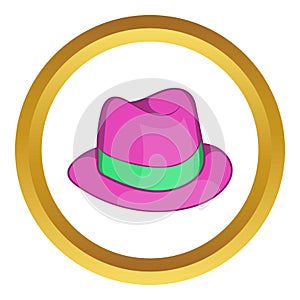 Gentlemans hat icon