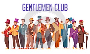 Gentlemen Club Cartoon