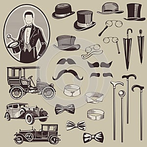 Gentlemen's Accessories and Old Cars