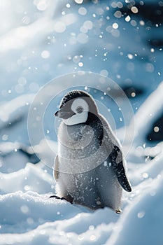 Gentoo penguins at Antarctic Peninsula