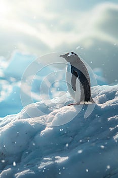 Gentoo penguins at Antarctic Peninsula