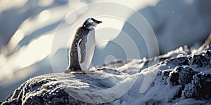 Gentoo penguins at Antarctic Peninsula