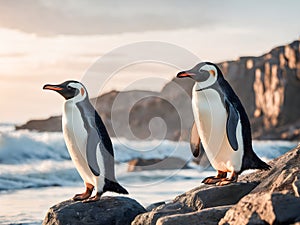 Gentoo penguins (Pygoscelis papua)