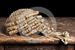 Genuine barrister's wig photo