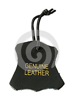 Genuine leather label