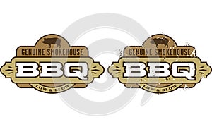 Genuine Smokehouse Barbecue Symbol