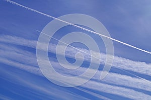 Geo engineering through airplane chemtrails.