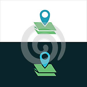 Geo location sign vector illustration