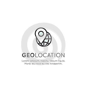 Geo Location Tag, Proximity Marketing, Global Network Connection, Location Identification photo