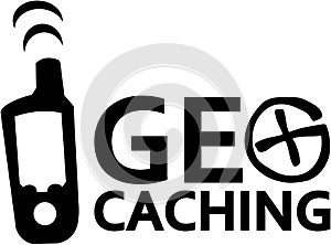 Geocaching with gps device