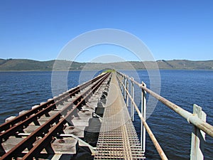 Geocaching in Knysna on a railroad