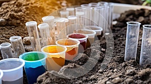 Geochemical Analysis of Soil Samples in Laboratory Setting Environment