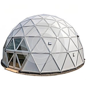 Geodesic dome isolated