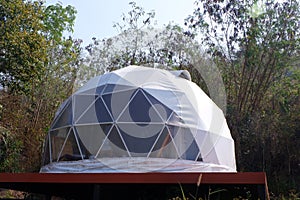 Geodesic dome Tents in Thailand and Asia. photo