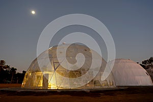 Geodesic dome in Asia.