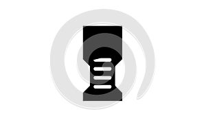 Geodesy Equipment glyph icon animation