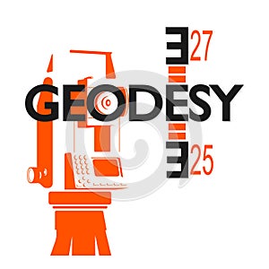 Geodesy symbol for business