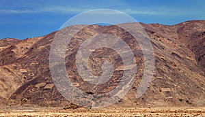 Geoglyphs Pintados Cerros, near the town of Pica, in the commune photo