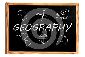 Geography Chalkboard