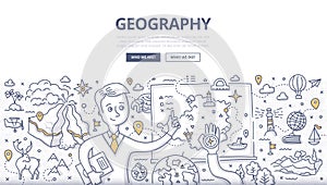 Geography Doodle Concept photo