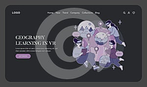 Geography Learning in VR Vector