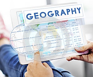 Geography Map World Climate Details Concept