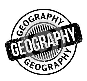 Geography rubber stamp