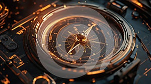 geolocation scanning compass