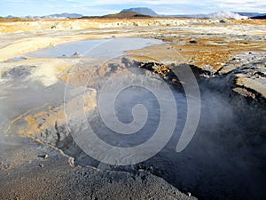 Geologic scenery in Iceland