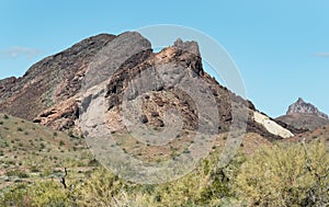 Geologic uplift in Western Arizona