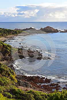 Geological features and rocks at Canal Rocks