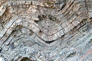 Geologic Fold In Rock