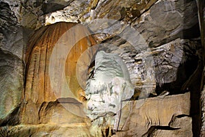 Interior of the MaquinÃ© cave in the city of Cordisburgo, Minas Gerais state, Brazil photo