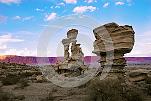 Geological formation, Ischigualasto National Park