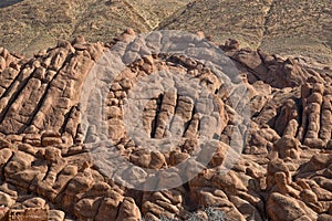 Geological formations Dades valley, Morocco