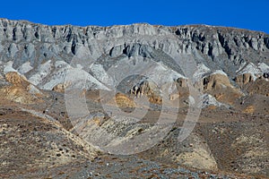 The geological layers