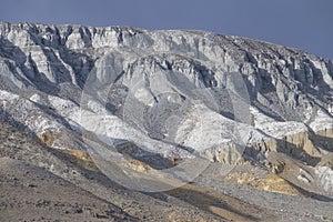 The geological layers