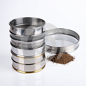 Geological Soil Testing with Laboratory Sieves