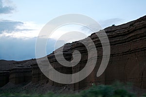 Geological structure of sand in Utah