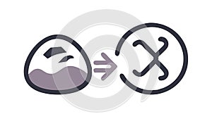 Geological Transformation - Earth Change Evolution, vector design Generative AI