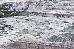 Geological Unusual rock formations, Valle de la Luna , Ischigualasto national park, paleontological reserve