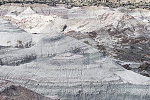 Geological Unusual rock formations, Valle de la Luna (moon valley), Ischigualasto national park, paleontological reserve