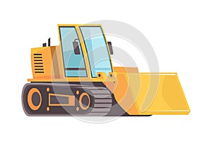 Geologist Bulldozer Vehicle Composition