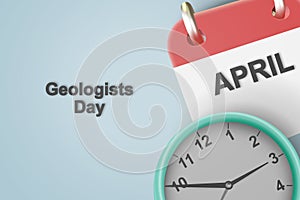 Geologists Day background