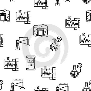 Geology Researching Vector Seamless Pattern