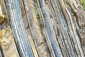 Geology sedimentary layers background photo