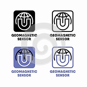 Geomagnetic Sensor vector information sign