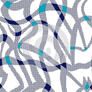 Geometic style dotted abstract design