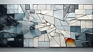 Geometric abstract art poster, interior of the luxuty room or house, wallpaper, flyer for interior designers